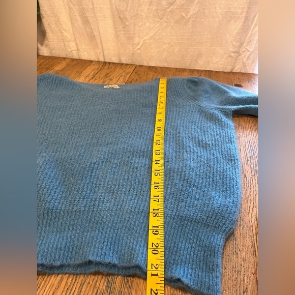SARA CORSI Blue 15% mohair sweater size S - Picture 4 of 7